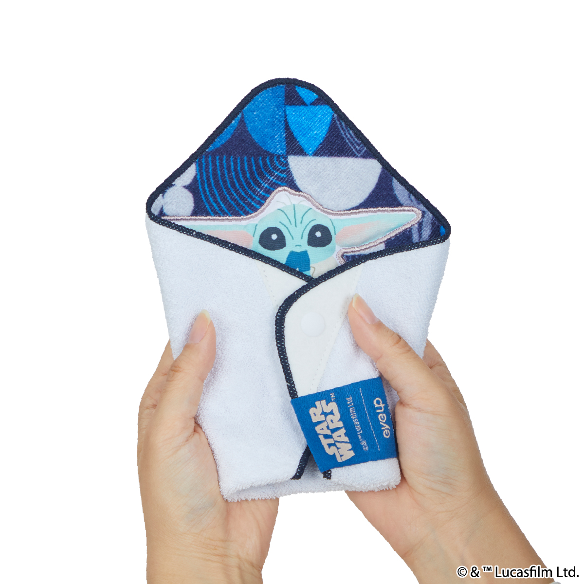 STAR WARS グローグー おくるみハンカチ(ネイビー)