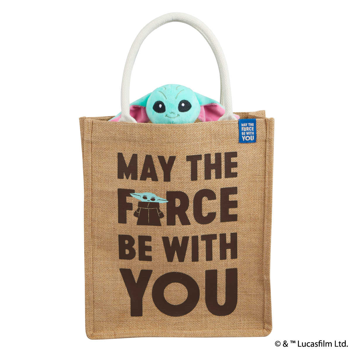 STAR WARS グローグー ジュートバッグ マスコット付(A4)