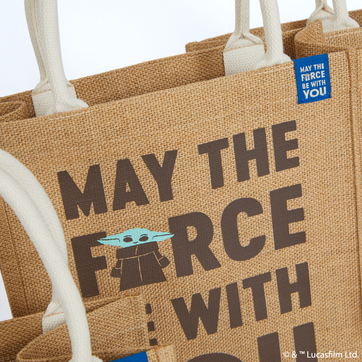 STAR WARS グローグー ジュートバッグ マスコット付(A4)