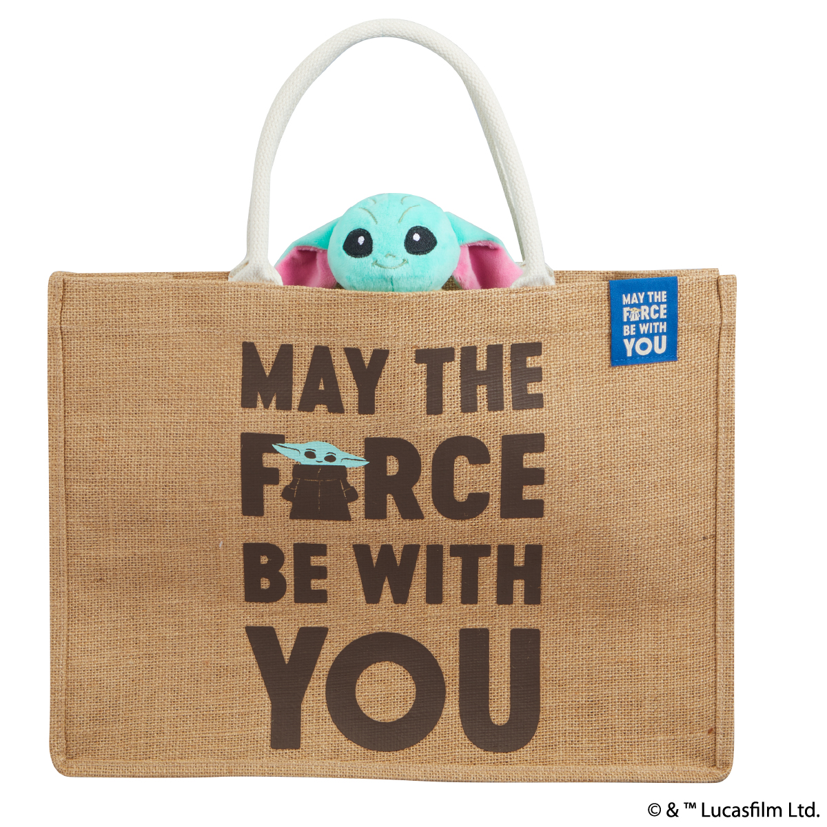 STAR WARS グローグー ジュートバッグ マスコット付(M)