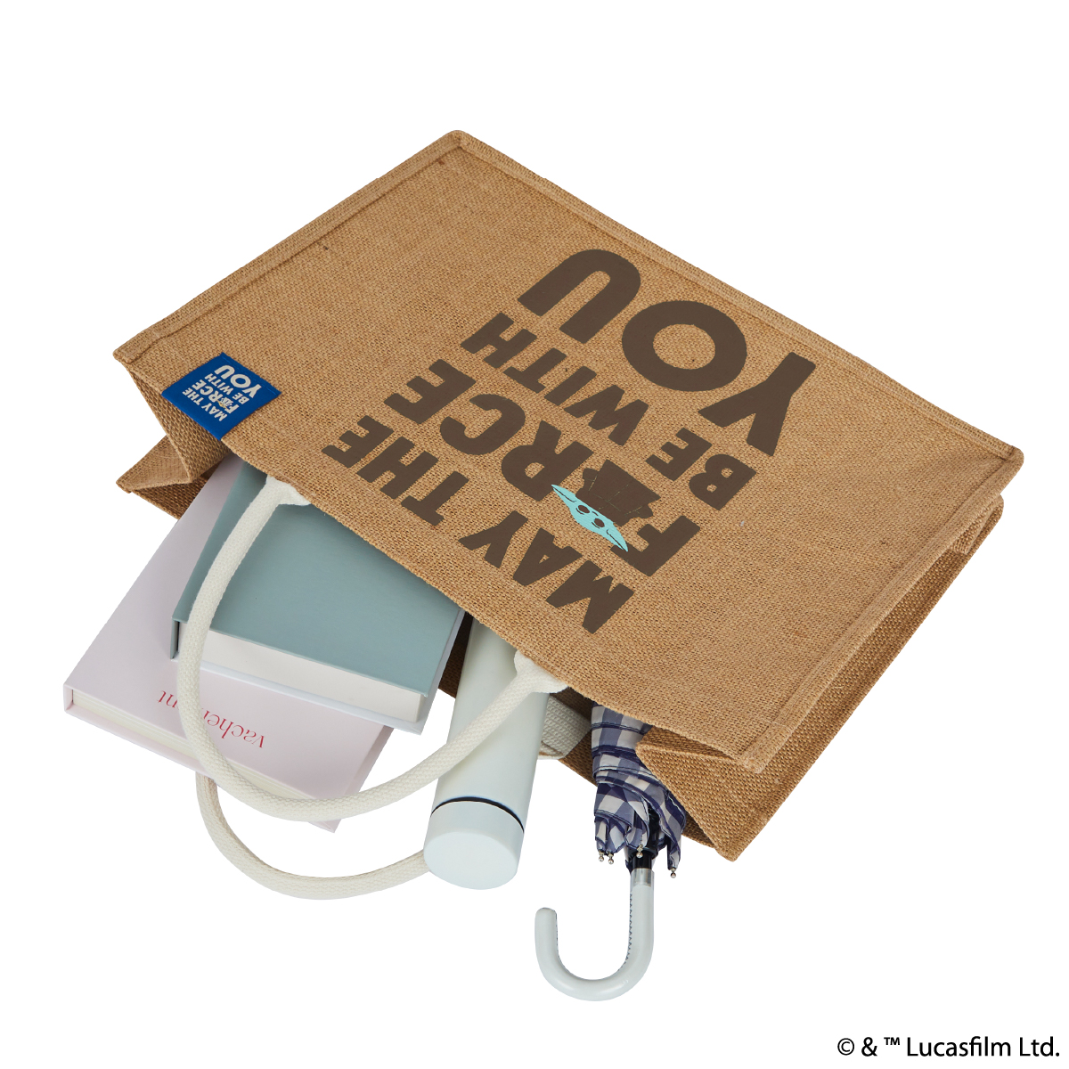 STAR WARS グローグー ジュートバッグ マスコット付(M)