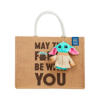 STAR WARS グローグー ジュートバッグM（マスコット付）