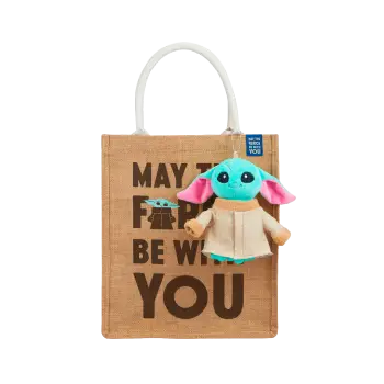 STAR WARS グローグー ジュートバッグA4(マスコット付)