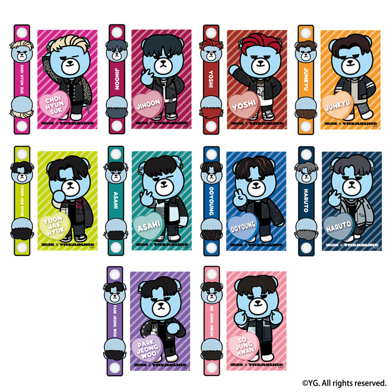 KRUNK×TREASURE ケーブルタイ＆ステッカーメインイメージ