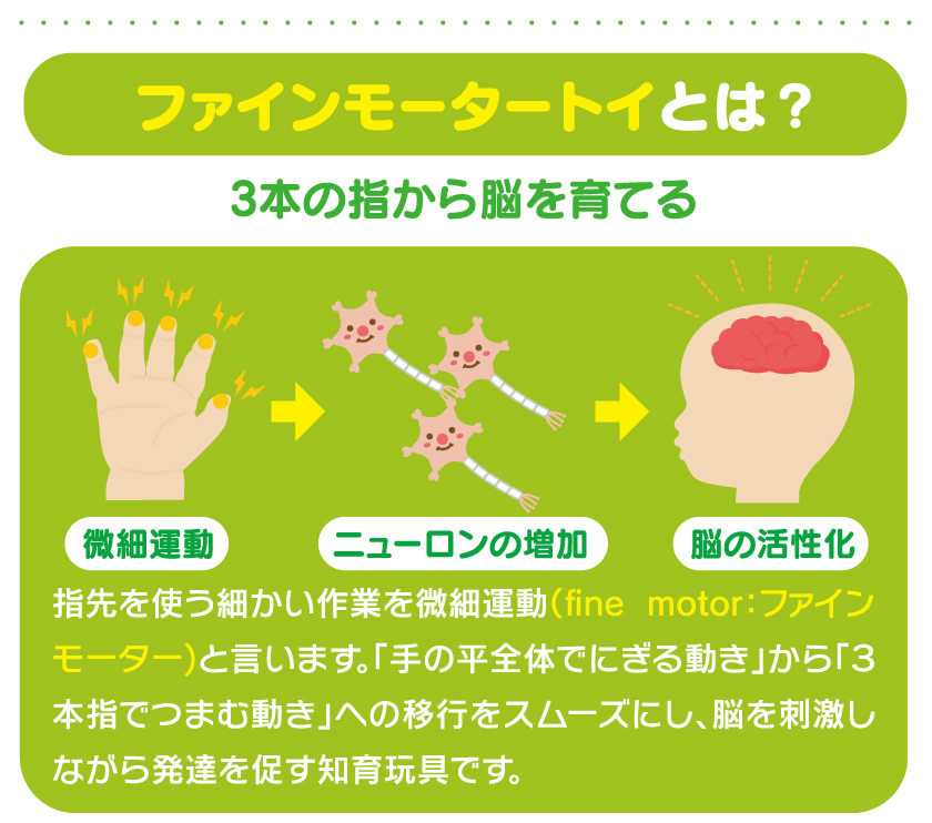 ファインモータートイとは？