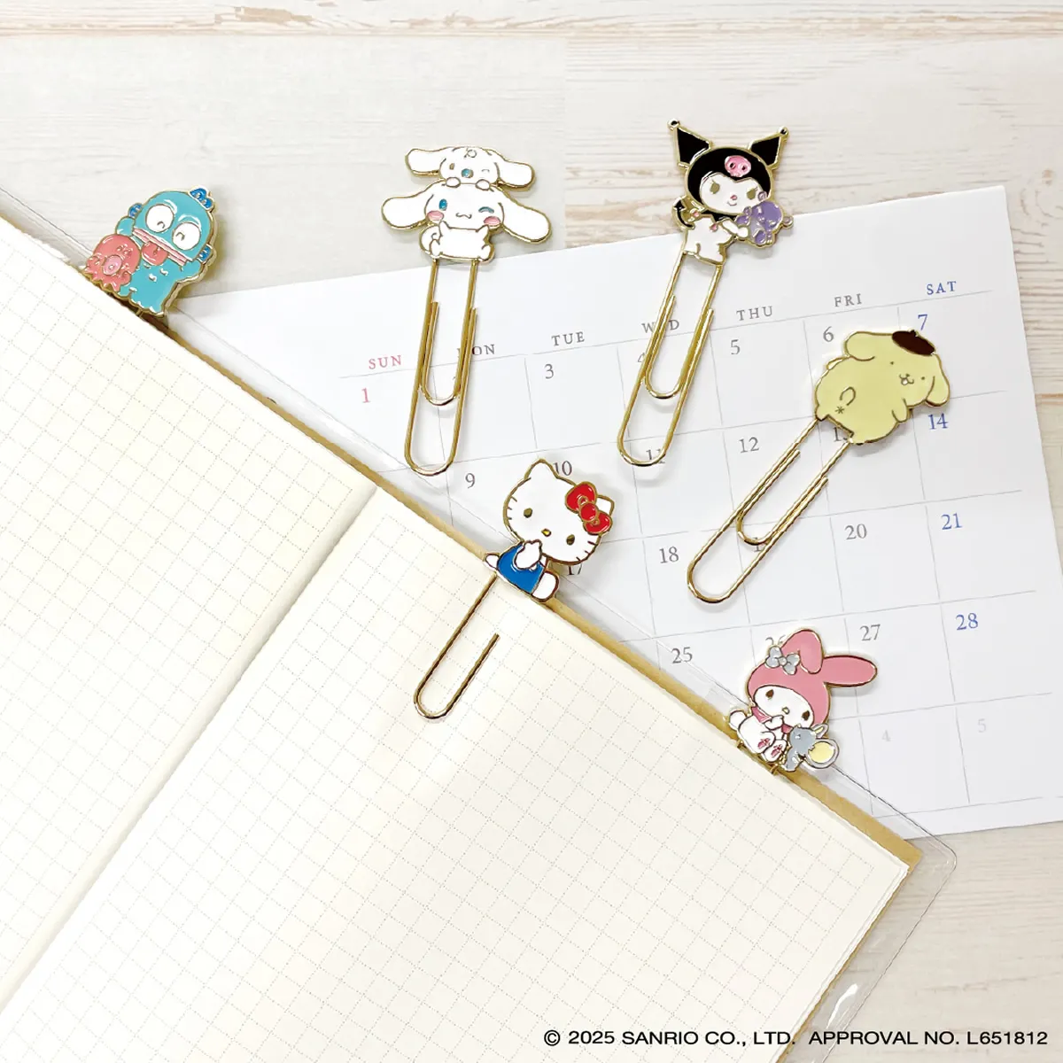 サンリオキャラクターズ メタルクリップセット