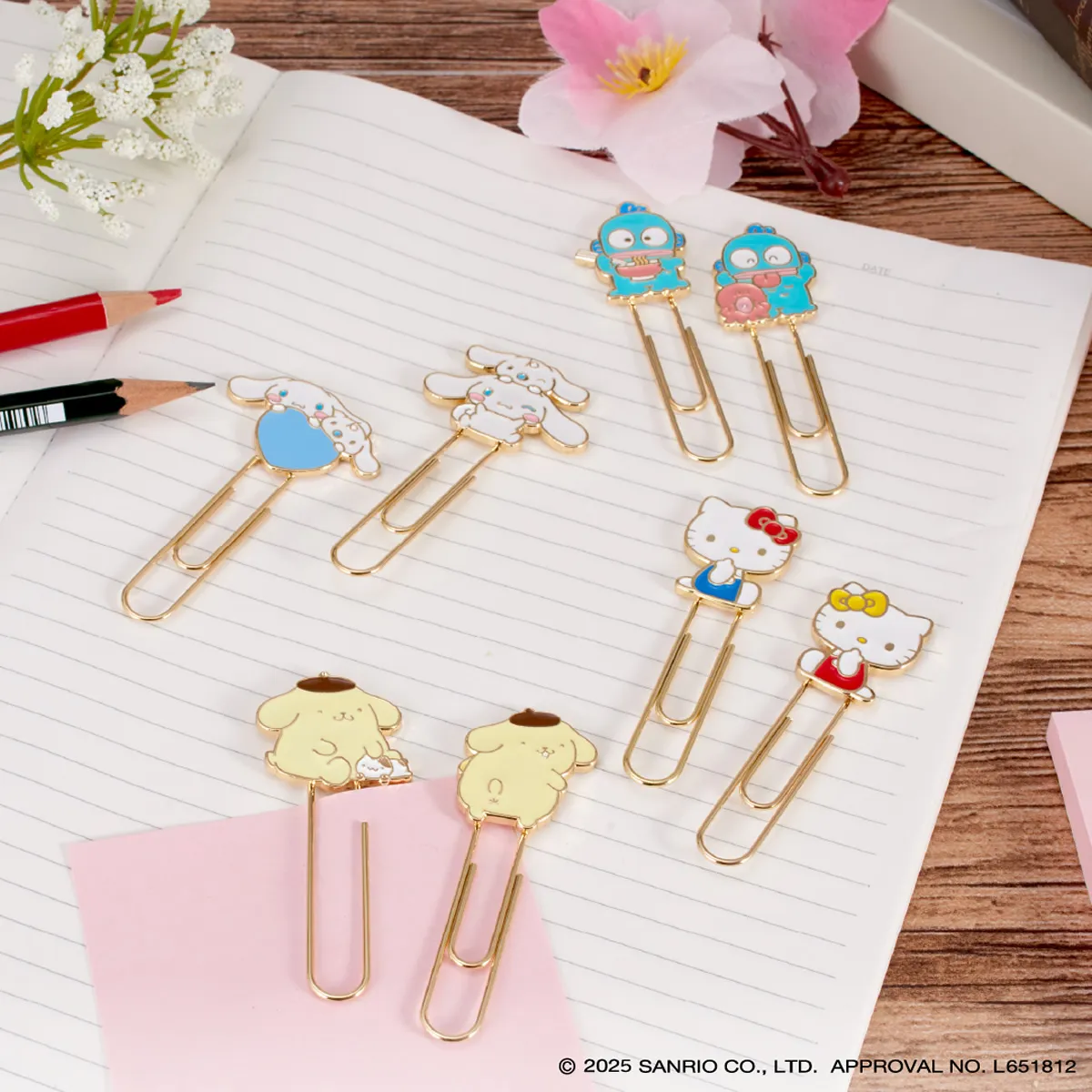 サンリオキャラクターズ メタルクリップセット