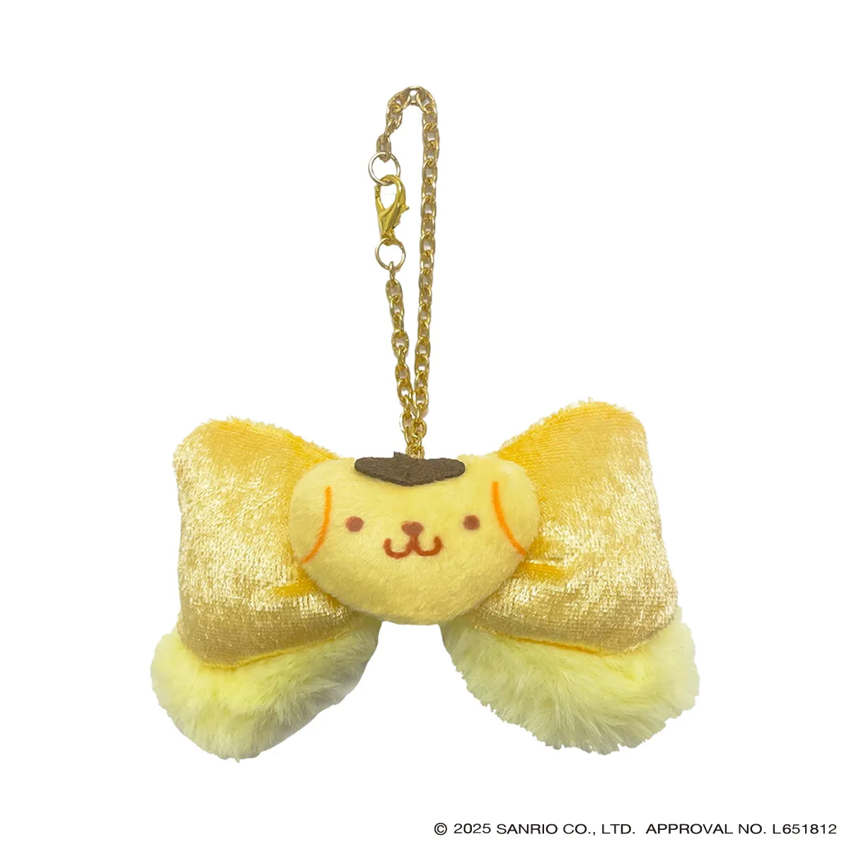 サンリオキャラクターズ ふわみみリボンバッグチャーム ポムポムプリン