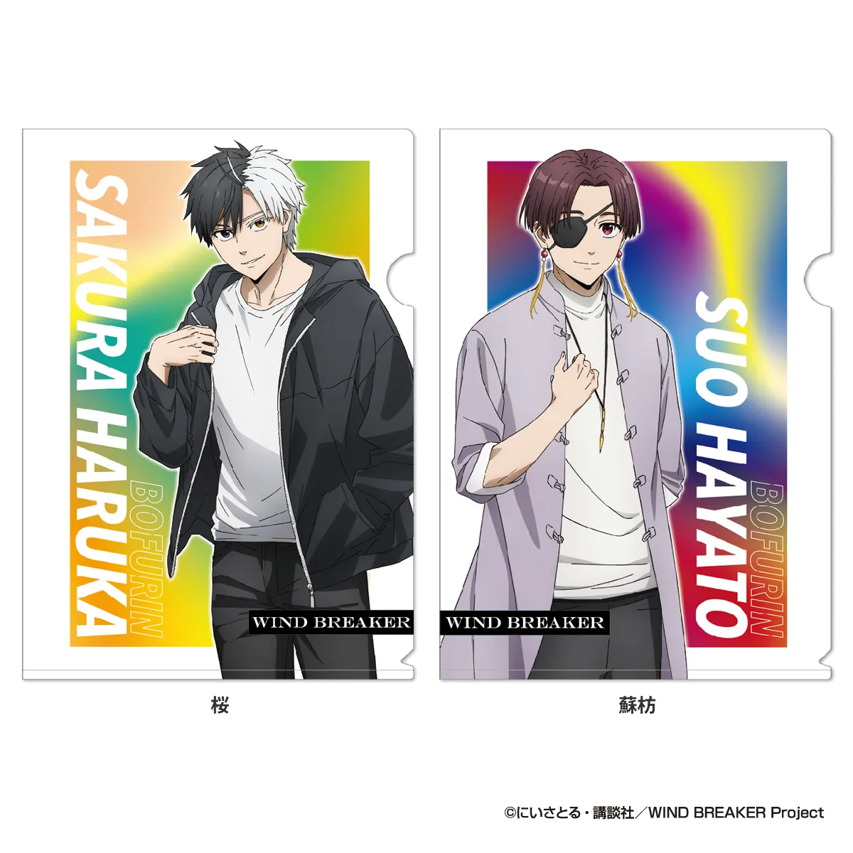 TVアニメ『WIND BREAKER』 メタリッククリアファイル