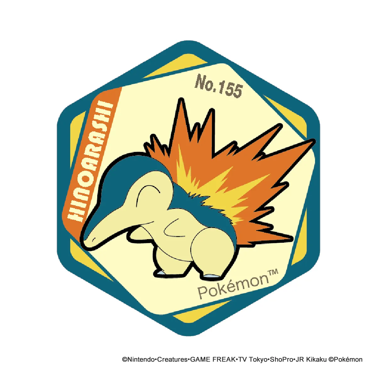 ポケットモンスター ハニカムアクリルマグネット vol.6 ヒノアラシ