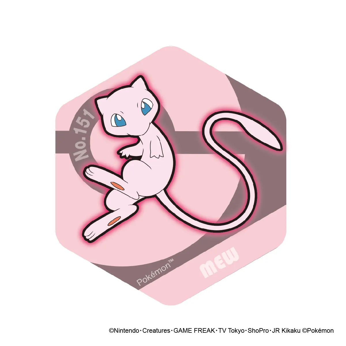 ポケットモンスター ハニカムアクリルマグネット BIG vol.4 ミュウ