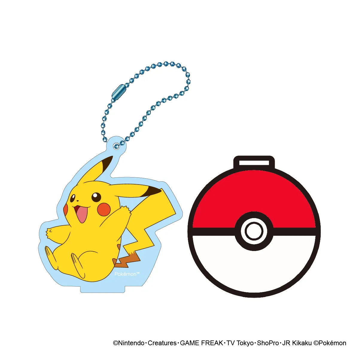 ポケットモンスター スタンドコースターキーチェーン ピカチュウ