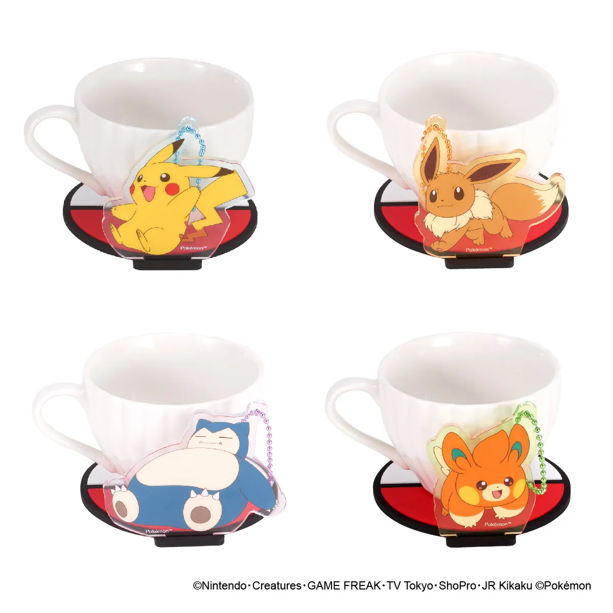 ポケットモンスター スタンドコースターキーチェーン