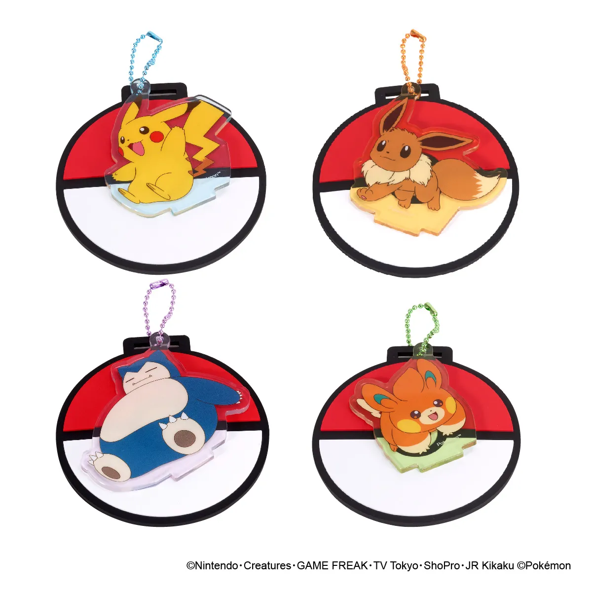 ポケットモンスター スタンドコースターキーチェーン