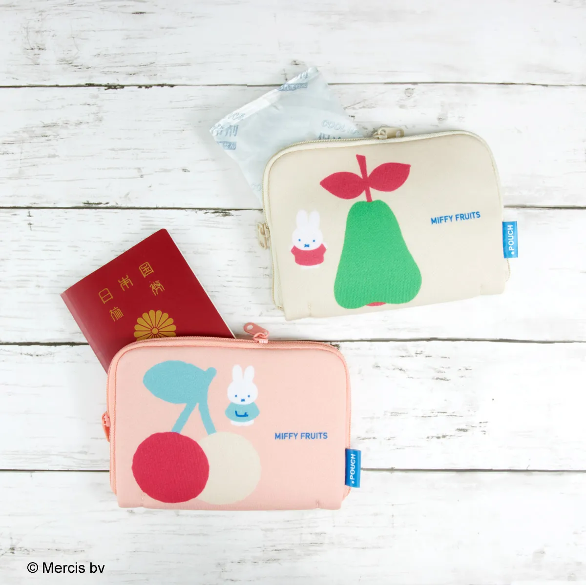 どっとポーチ ミッフィー フルーツ ショート 