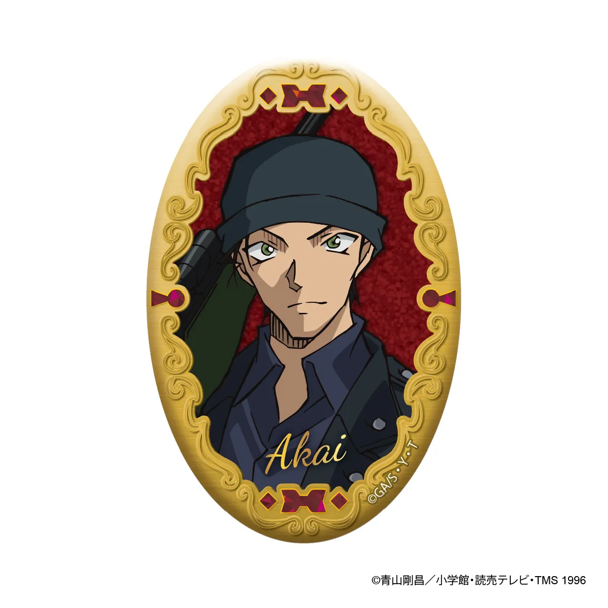 名探偵コナン オーバル缶バッジ 赤井秀一