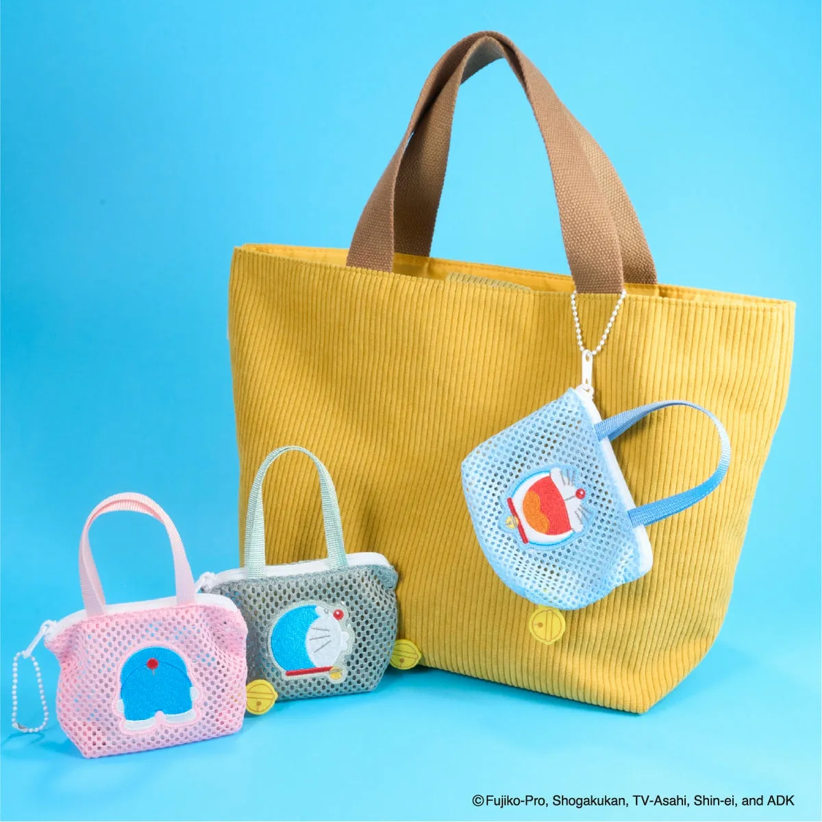 ドドラえもん メッシュ ミニチュアバッグボールチェーン