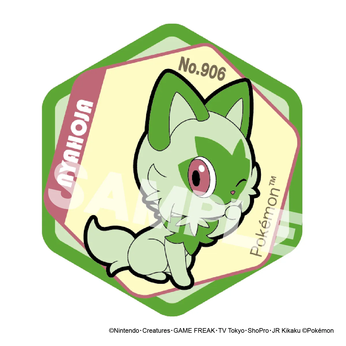 ポケットモンスター ハニカムアクリルマグネット vol.8 ニャオハ