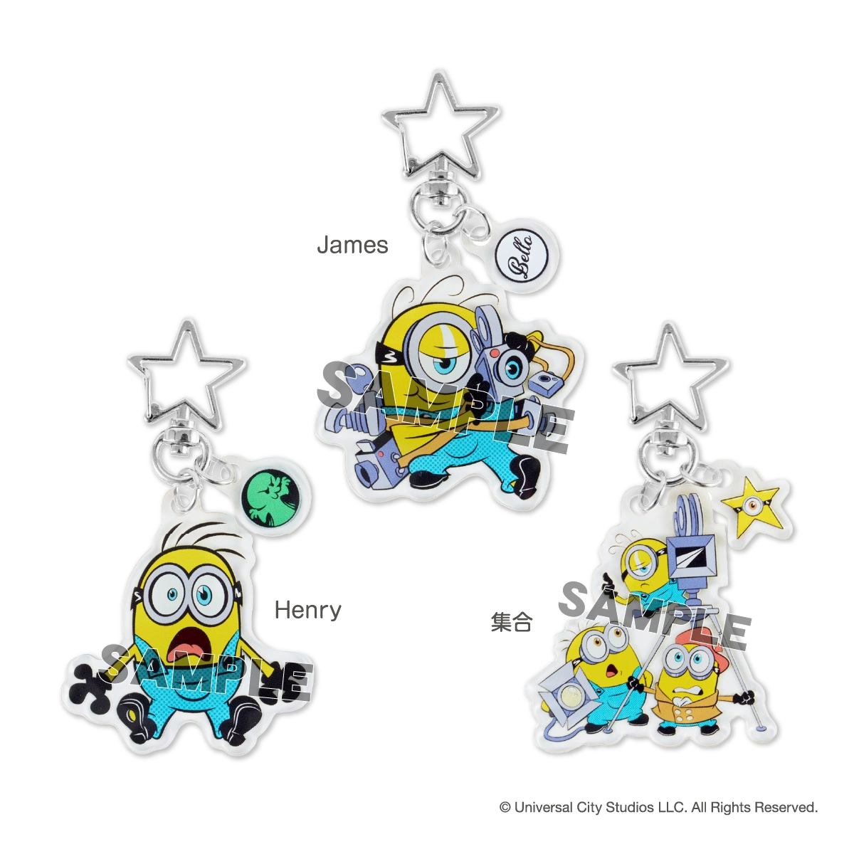 ミニオンズ アクリルキーホルダー