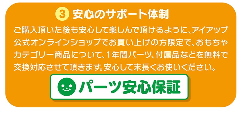 パーツ安心保証