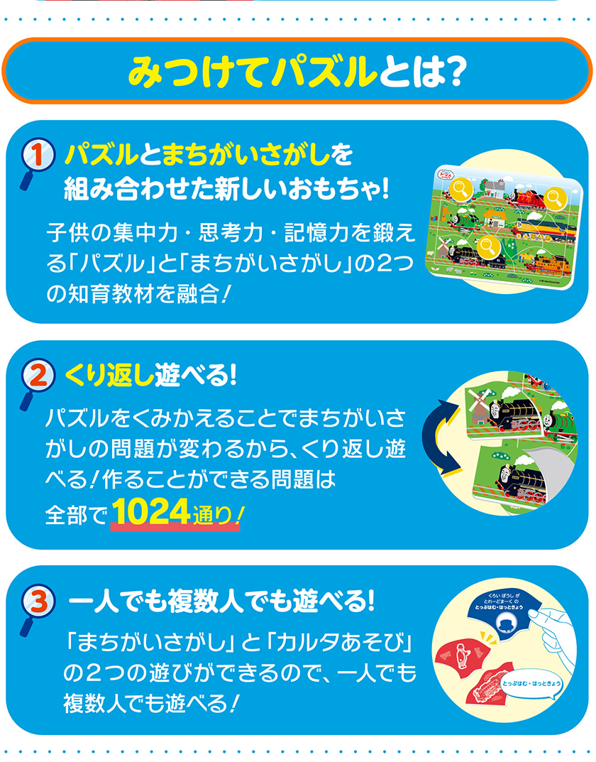 みつけてパズル（きかんしゃトーマス）とは？
