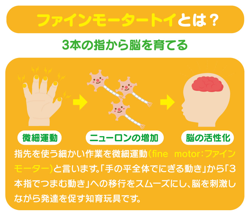 ファインモータートイとは？