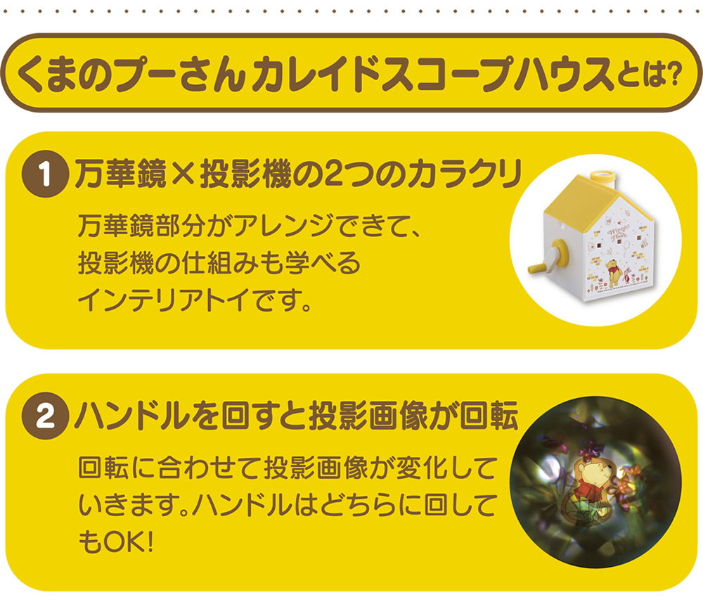 くまのプーさん カレイドスコープハウスとは？１