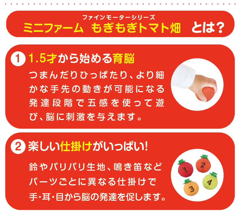 ミニファームシリーズ NEWもぎもぎトマト畑とは？１