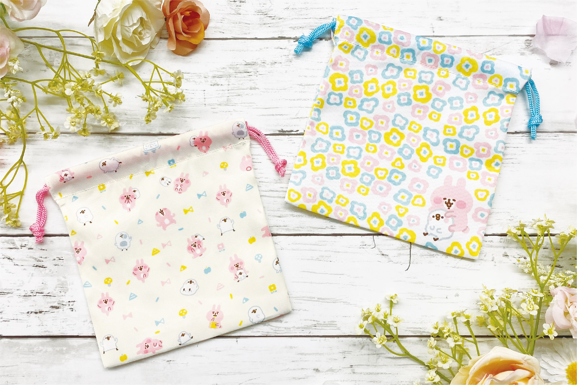 カナヘイの小動物 巾着2枚セット　一覧