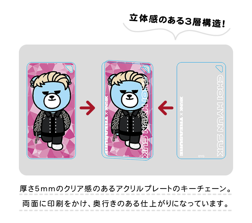 KRUNK×TREASURE インスタントフォトマグネット 商品説明