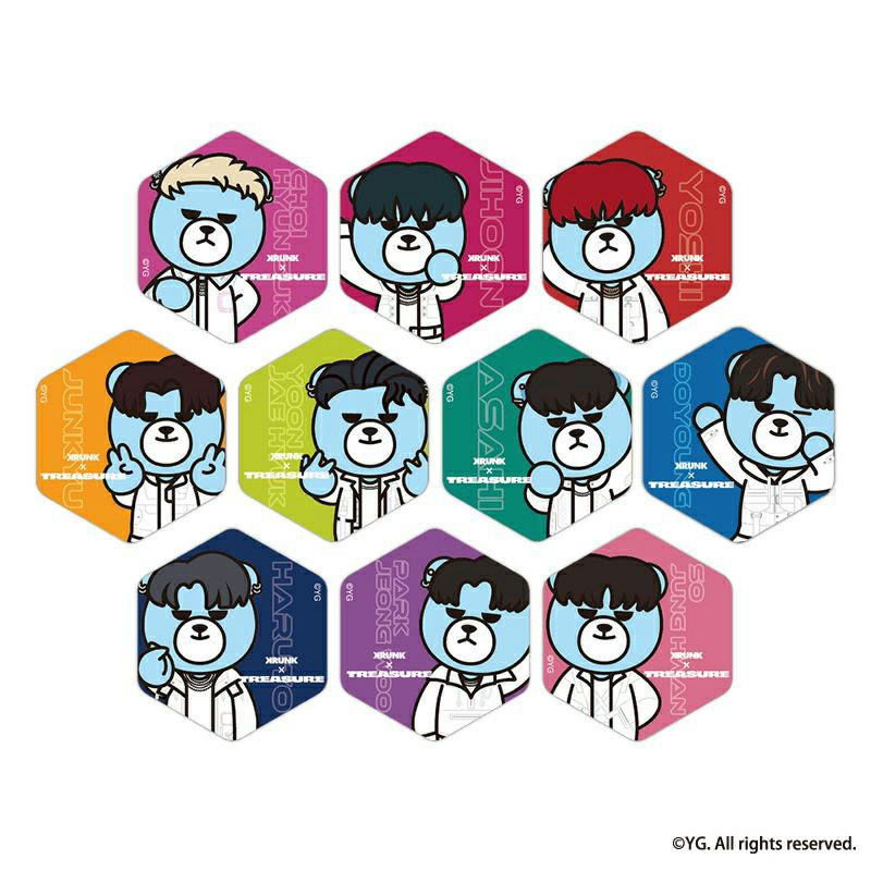 アイアップ公式通販】KRUNK×TREASURE ハニカムアクリルマグネット