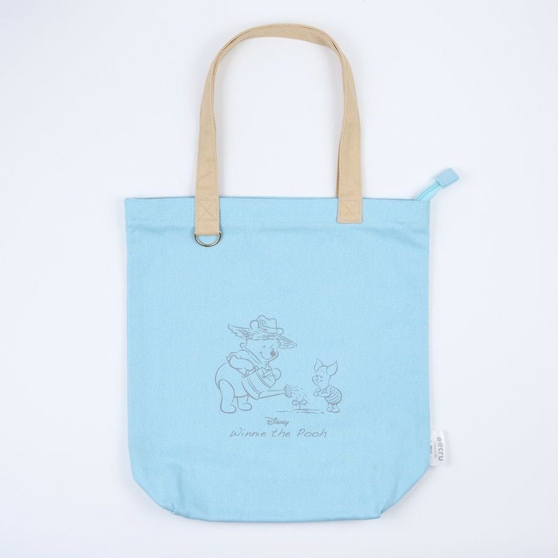 ディズニー くまのプーさん プー ピグレット トート トートバッグ エクル フルネスライフ 水色 青
