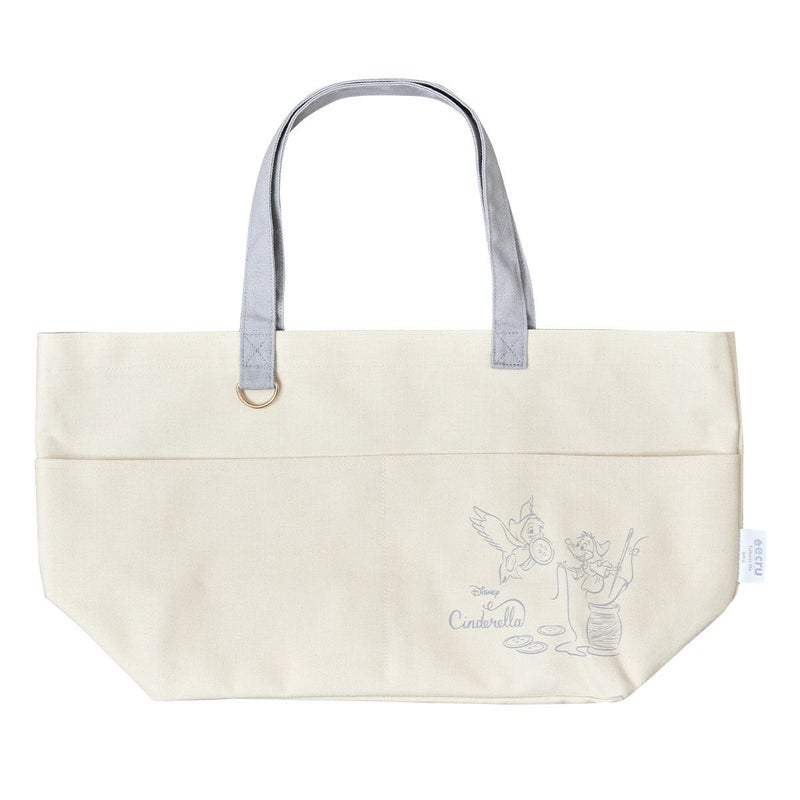 ディズニー シンデレラ トート トートバッグ エクル フルネスライフ ホワイト キナリ 生成り オフホワイト アイボリー