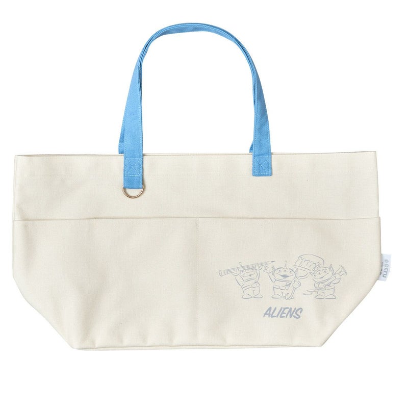 ディズニー トイストーリー エイリアン トート トートバッグ エクル フルネスライフ 水色 青 ネイビー