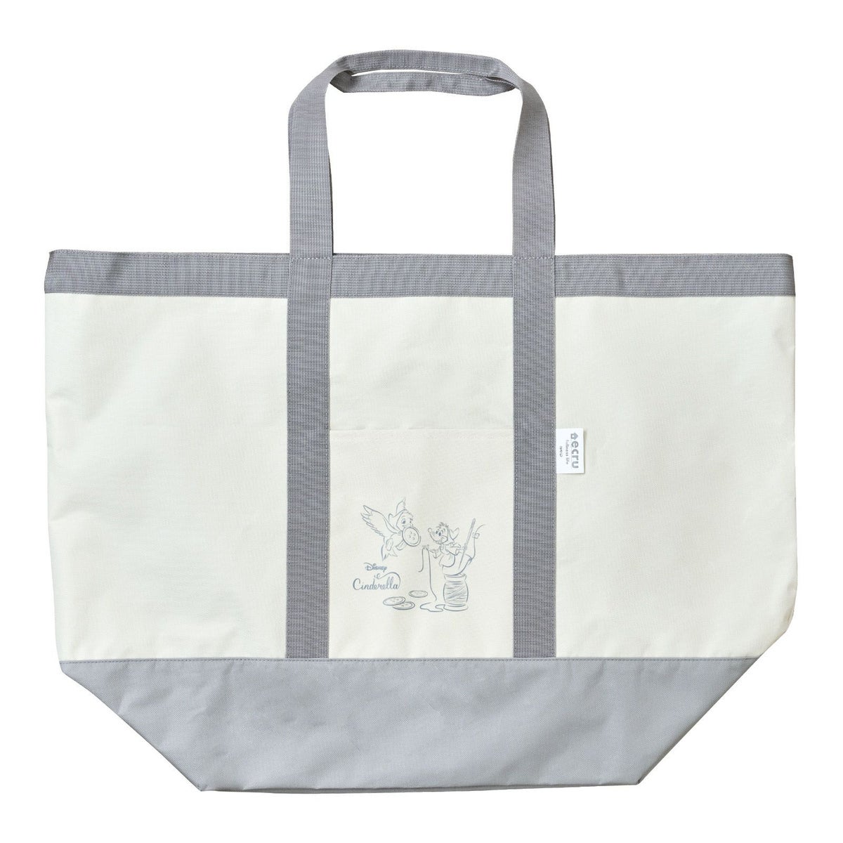 ディズニー シンデレラ トートバッグ バッグ トート エクル フルネスライフ BIG 大きい グレー