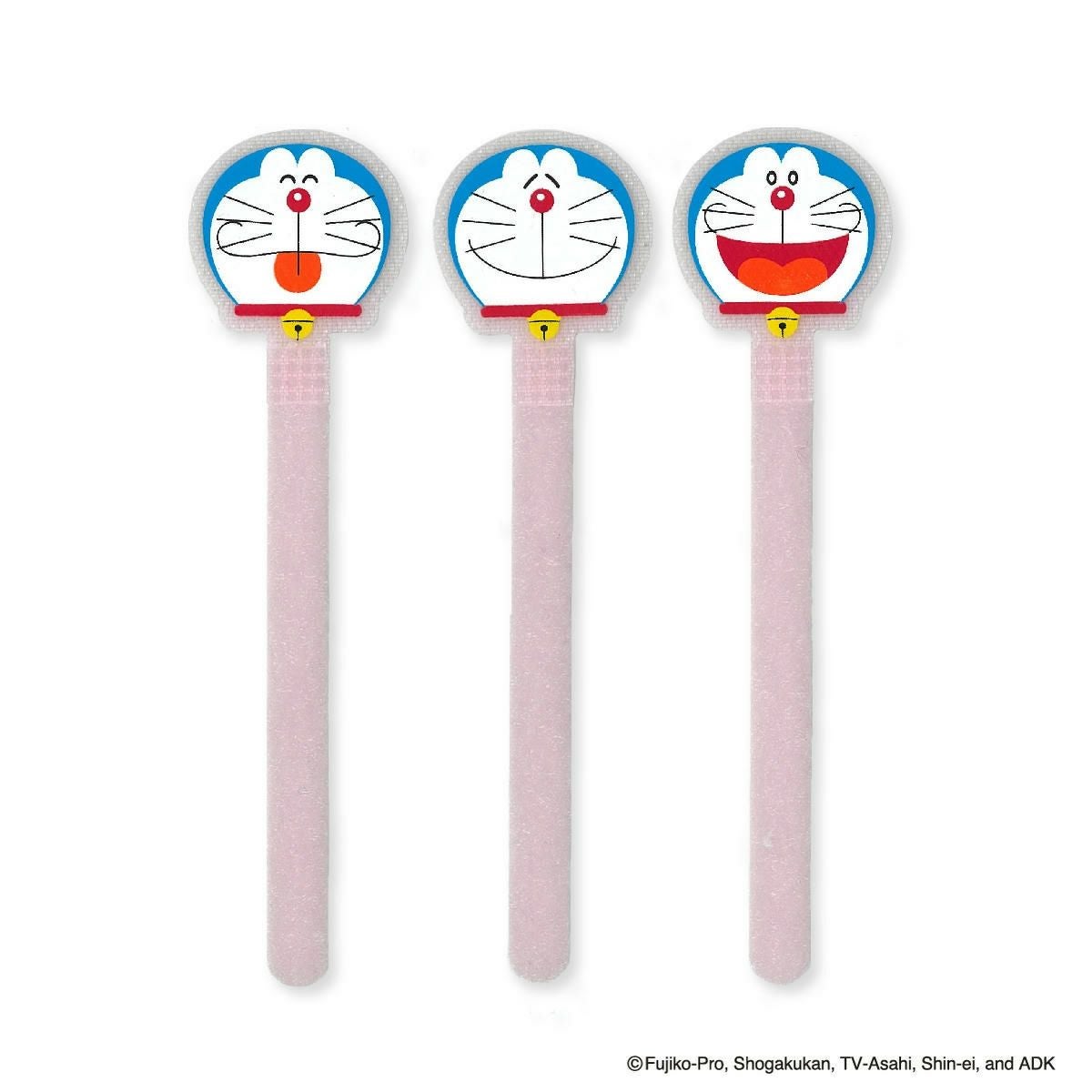 ドラえもん ケーブルタイ3本セット （ピンク）