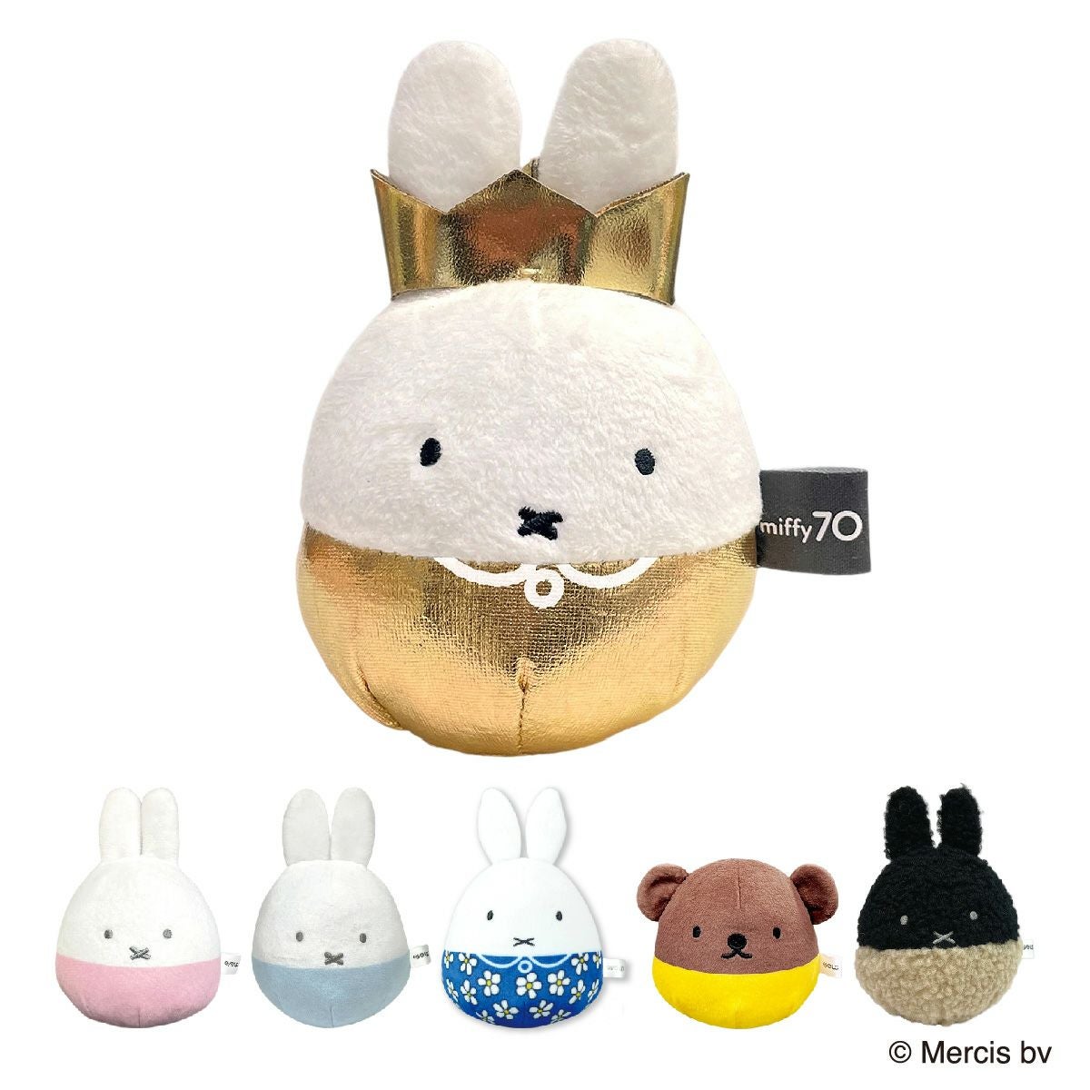 アイアップ公式通販】ミッフィー ぬいコロン 70th（ゴールド）｜ぬいぐるみ