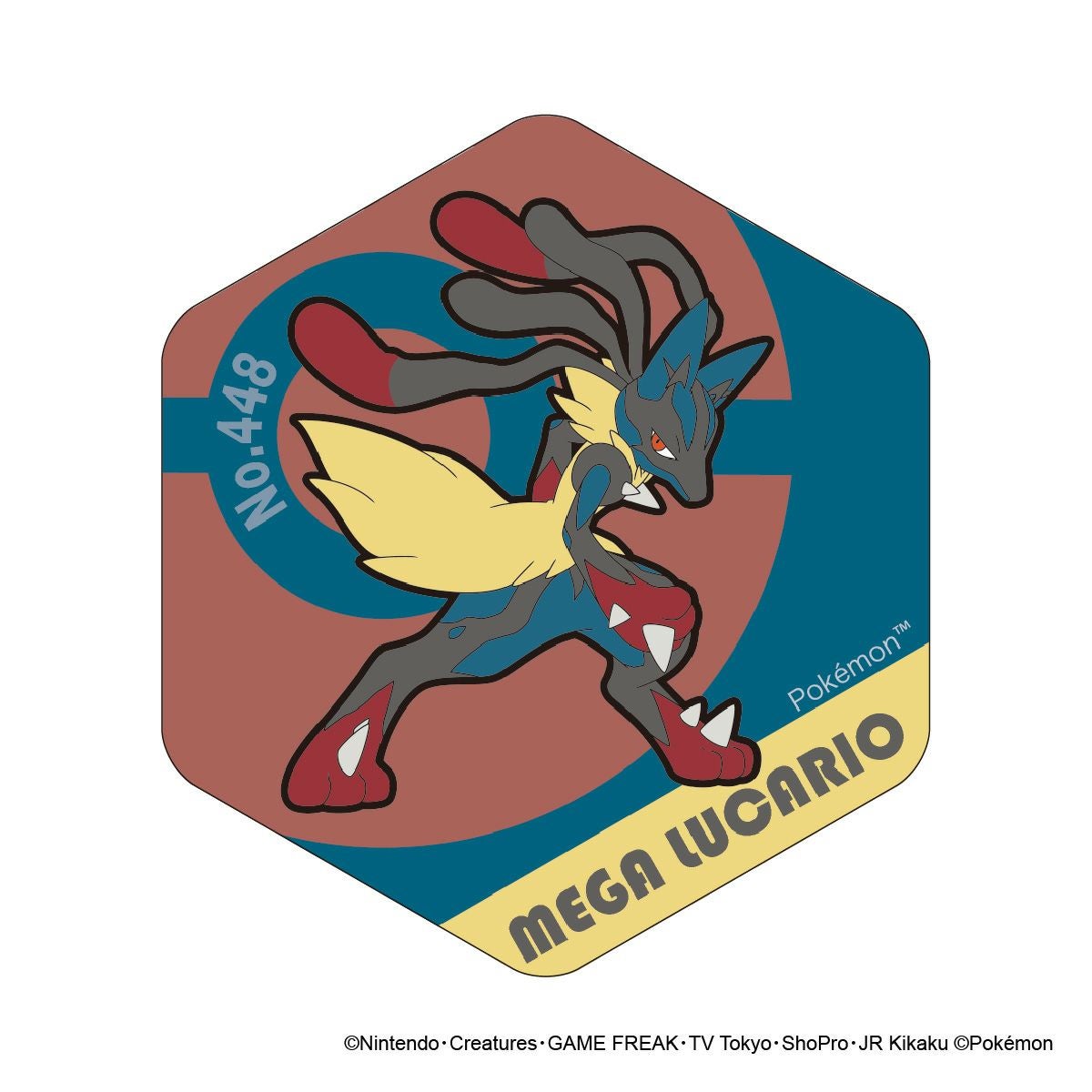  ポケットモンスター ハニカムアクリルマグネット BIG vol.5（メガルカリオ）