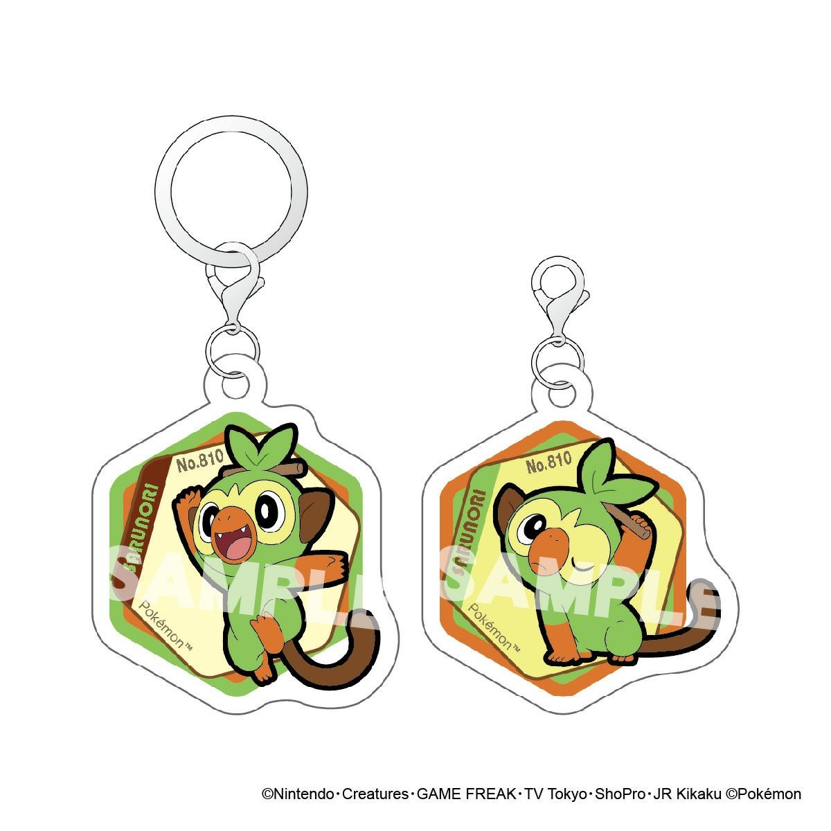 ポケットモンスター アクリルマーカーチャーム セット vol.4 サルノリ