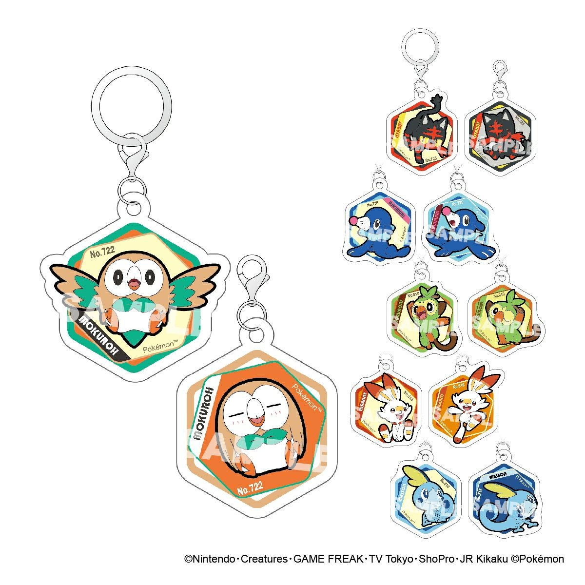 ポケットモンスター アクリルマーカーチャーム セット vol.4