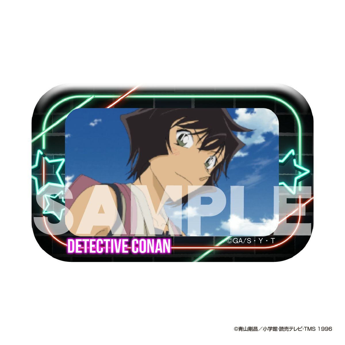 名探偵コナン メモリアルカット缶バッジ（世良真純）