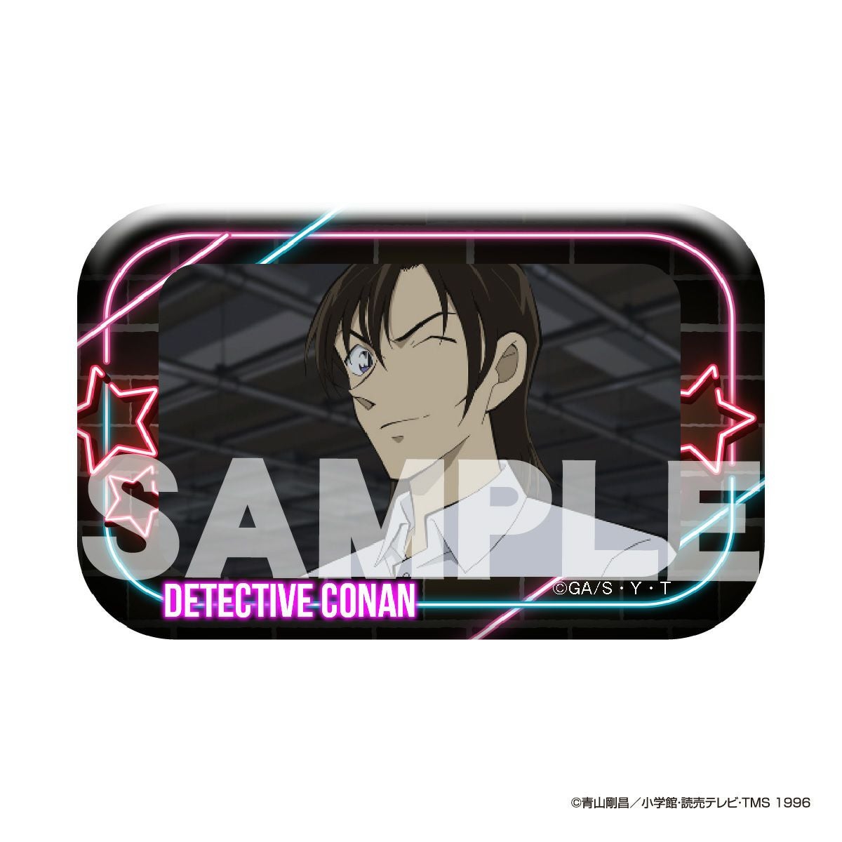 名探偵コナン メモリアルカット缶バッジ（萩原研二）