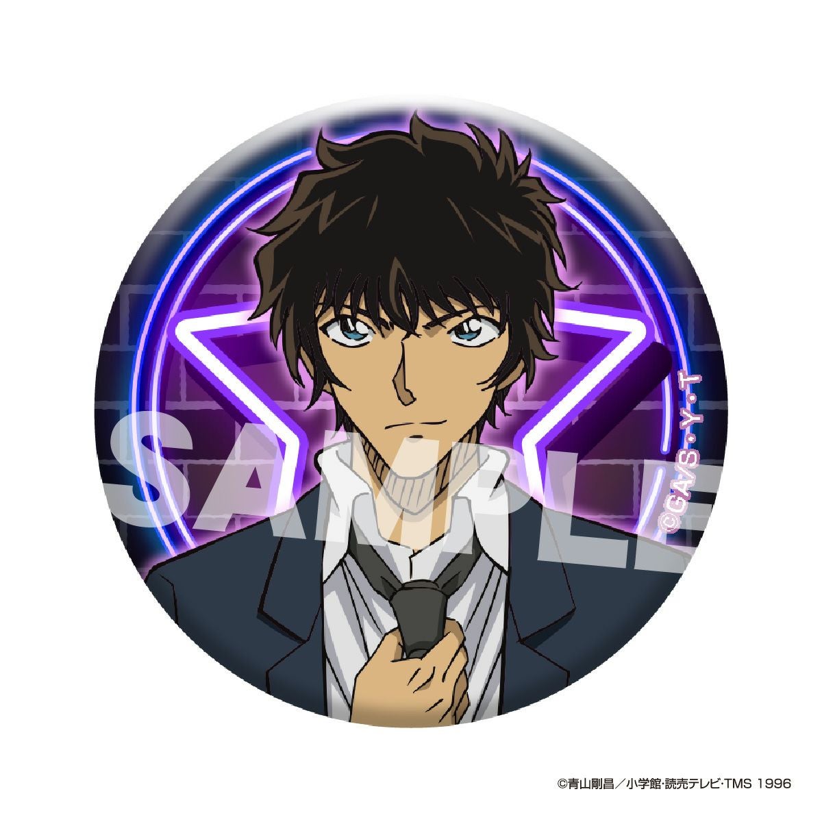 名探偵コナン グリッター缶バッジ vol.4（松田陣平）