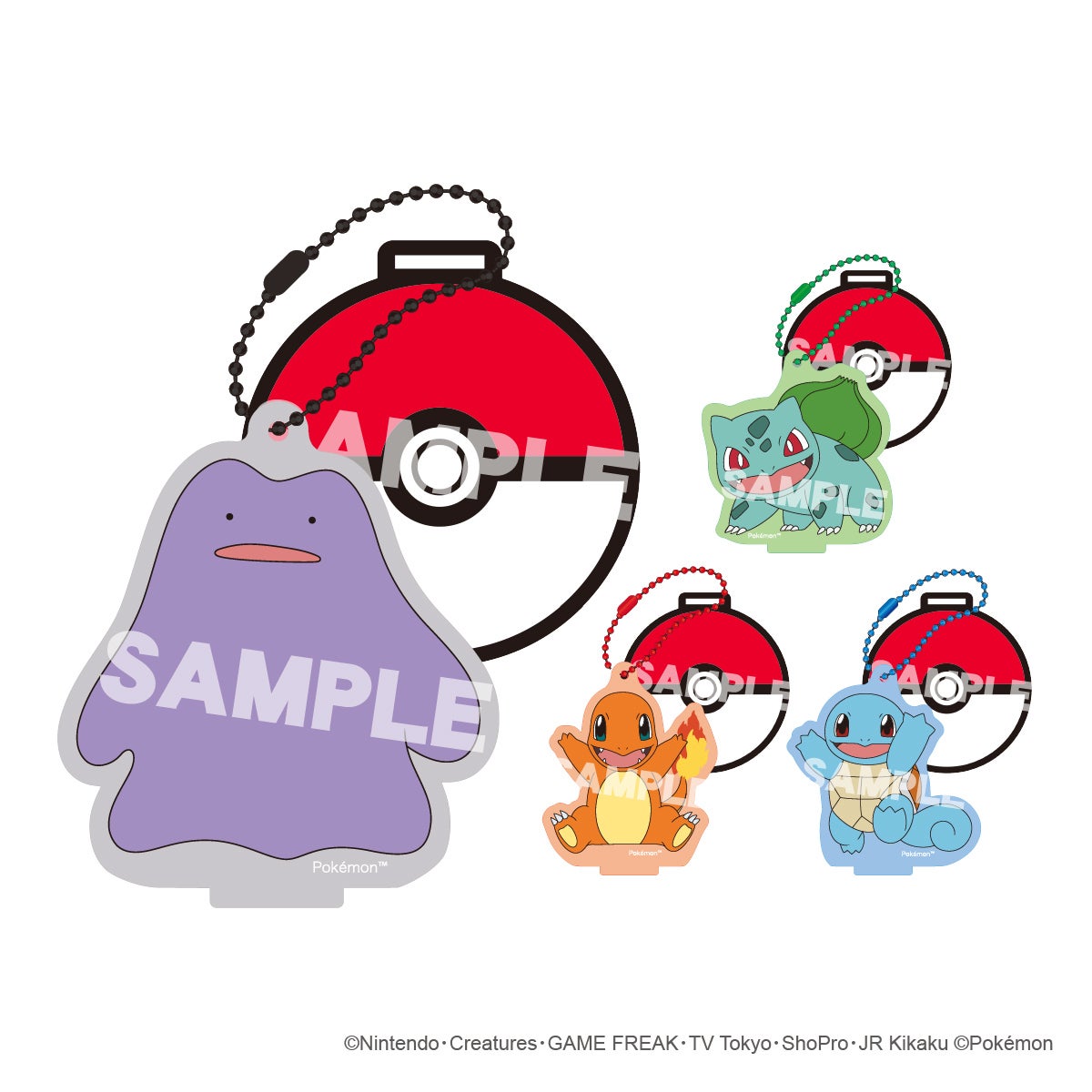 ポケットモンスター スタンドコースターキーチェーン