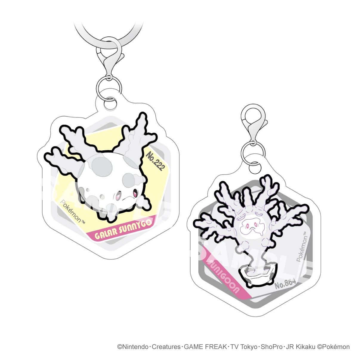 ポケットモンスター アクリルマーカーチャームセット vol.6（サニーゴ（ガラルのすがた）＆サニゴーン）