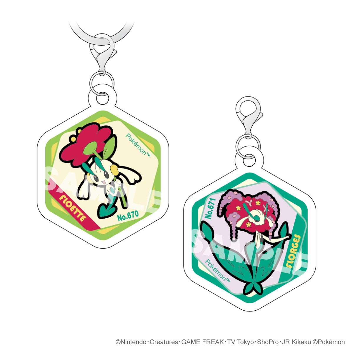 ポケットモンスター アクリルマーカーチャームセット vol.7（フラエッテ＆フラージェス）