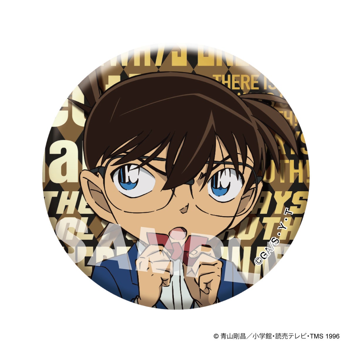 名探偵コナン メタリック缶バッジ vol.4（江戸川コナン）