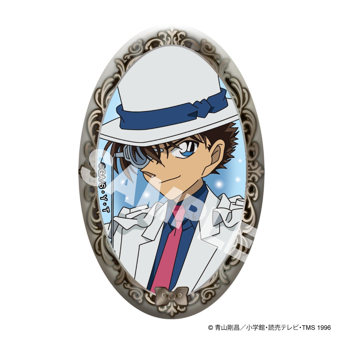名探偵コナン オーバル缶バッジ vol.2（怪盗キッド）